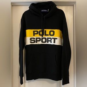 Polo Sport pullover hoodie colorblock large